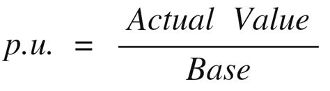 Image result for Per Unit Change of Base Formula