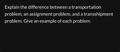 Difference Between Transportation Problem and Assignment Problem に対する画像結果