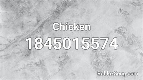 Image result for Roblox Music ID Code for Chicken Wing Beat