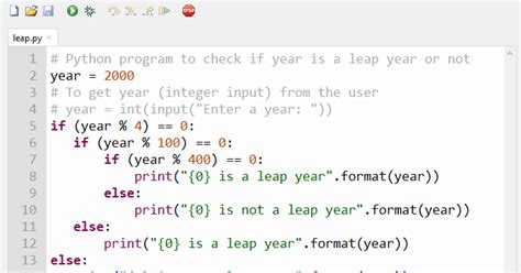 Image result for Python Check If Leap Year