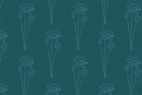 Premium PSD | Flower seamless pattern wallpaper