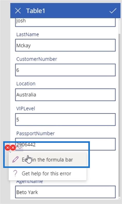 Power Apps Form Error Message に対する画像結果