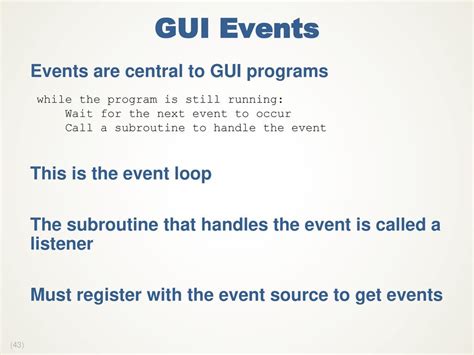 Image result for GUI Event Loop