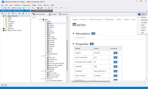 Image result for dbForge Studio for MySQL Custom