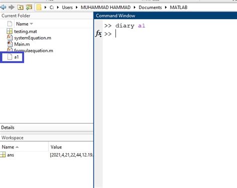Image result for Create Parameter in MATLAB Command Line