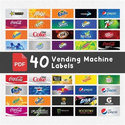 Image result for Vending Machine Labels