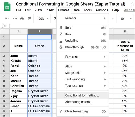 Image result for How to Add Arrows as Conditional Formatting in Google Sheets