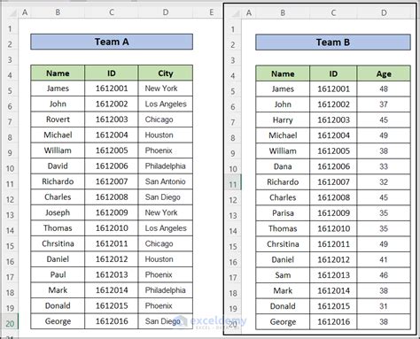 Toradh íomhá ar Excel Function to Compare Two Columns