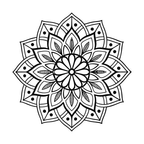 Mandala pattern design with hand drawn 55751718 Vector Art at Vecteezy