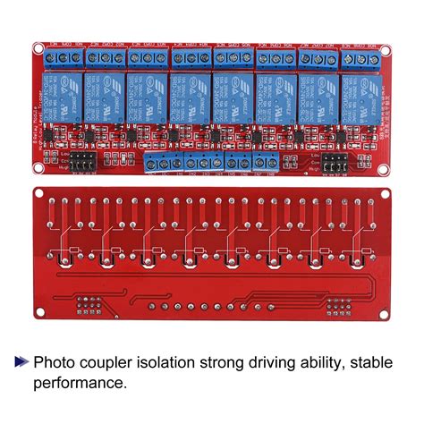 تصویر کا نتیجہ برائے Relay Module 8 Channel 24V