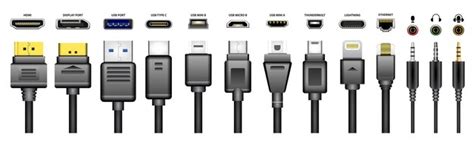 Image result for Types of USB Connectors Chart