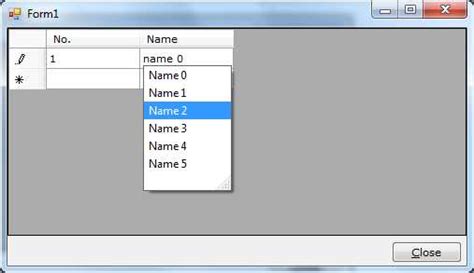 Drop-Down Text Box Autocomplete DataGridView Modern に対する画像結果