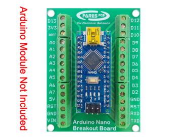 Image result for Arduino Nano Breakout Board 2D View