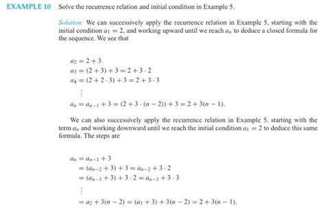 Toradh íomhá ar Finding Recurrence Relations