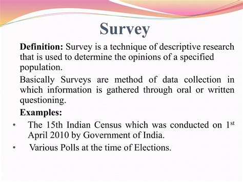Image result for Descriptive Survey Example