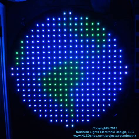 Image result for Round Matrix LED