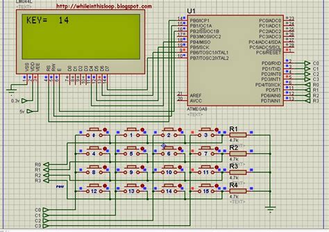 Toradh íomhá ar Keypad Matrix Interfacing