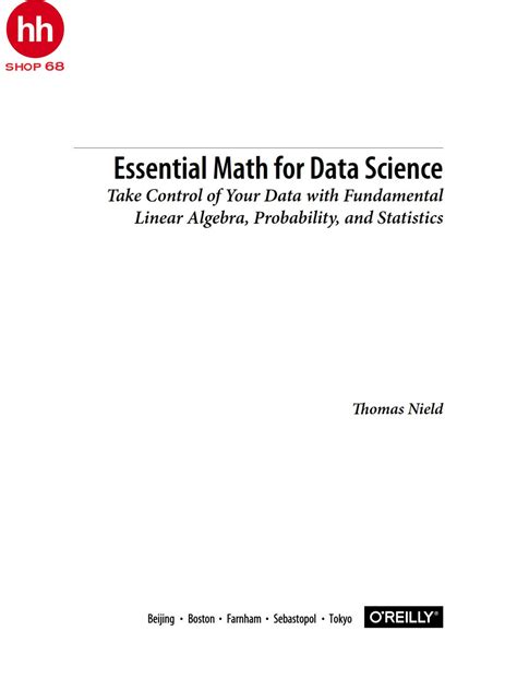 Image result for Essential Math for Data Science
