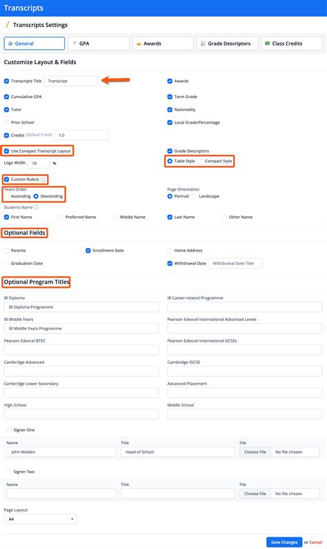 Transcript Manager に対する画像結果