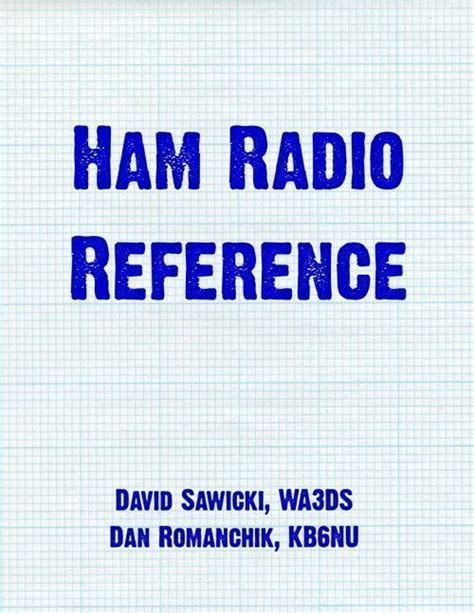 Image result for Ham Radio Reference Guide