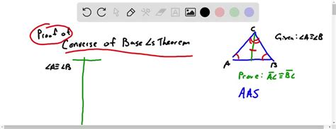 Image result for Converse of Base Angles Theorem