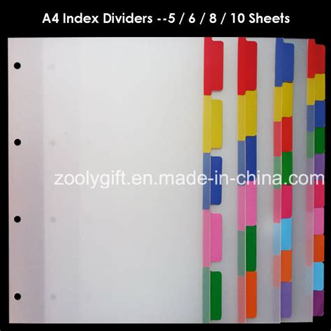 Image result for Binder Index Example