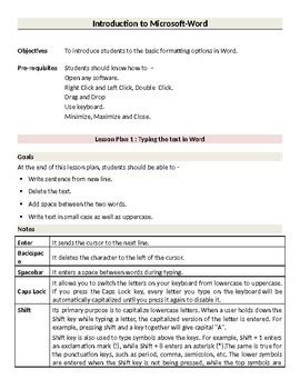 Image result for Free Printable Microsoft Word Lessons