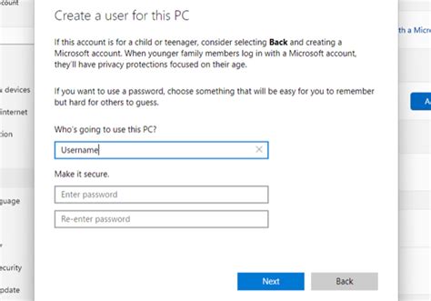 Résultat d’images pour Windows 11 Setup without Microsoft Account
