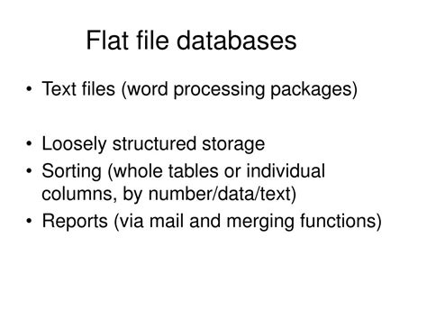 Image result for What Is a Flat File Database