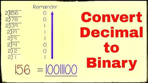 Image result for Decimal to Binary Conversion