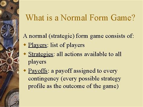 Image result for Normal Form Game Theory
