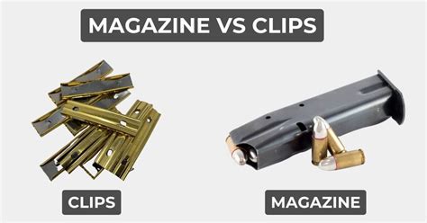 Image result for Clip vs Magazine Examples