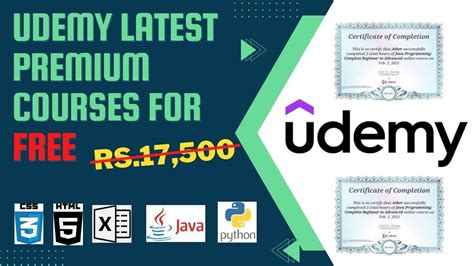 Toradh íomhá ar Udemy Certificates of Complete Python