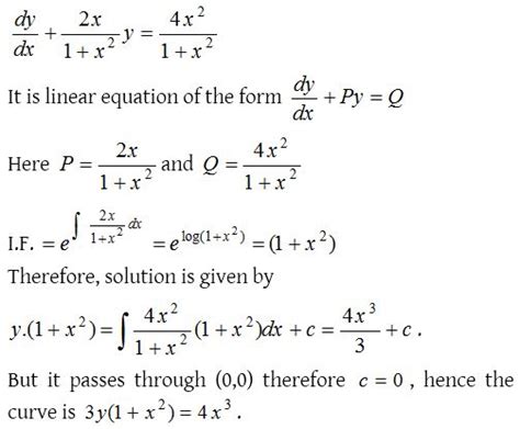 Image result for Examples of First Order Linear Differential Equations