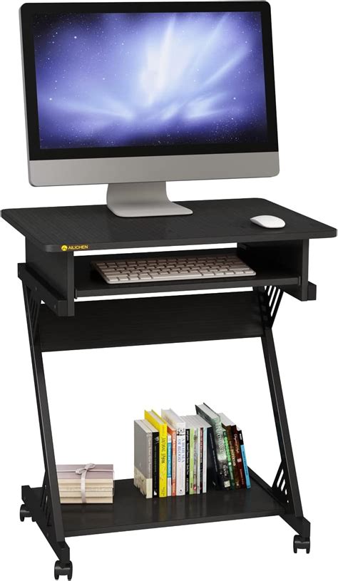 Image result for Small Computer Desk with Keyboard Tray