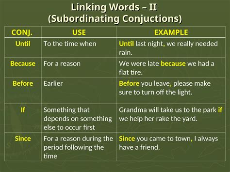 Image result for Linking Words for Explaining