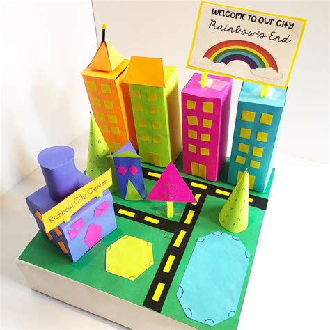 Welcome to the city of shapes and figures‼️ . . This geometric city ...