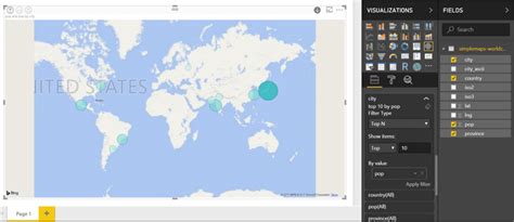 Image result for Power BI Geospatial