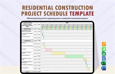 Image result for Download Excel Construction Schedule