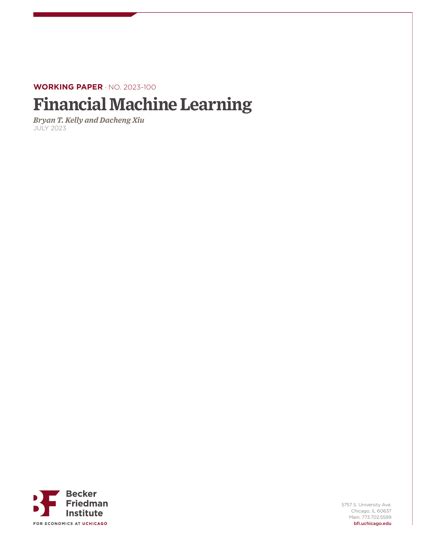 Image result for Financial Machine Learning Book