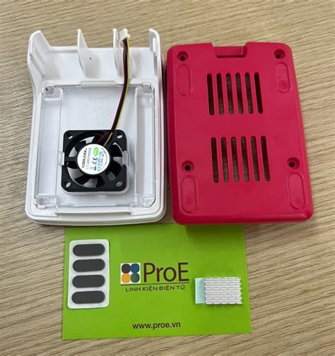 Toradh íomhá ar Raspberry Pi Case with LED Fan and Screen