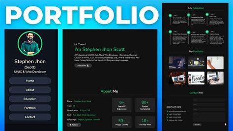 Image result for Web Developer Responsive Portfolio Examples for Beginners