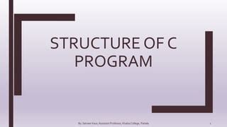 Image result for Poster Making On Basic Structure of C Program