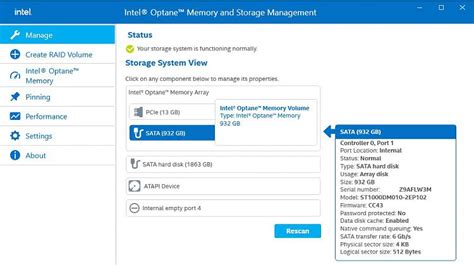 Toradh íomhá ar Windows Optane Memory