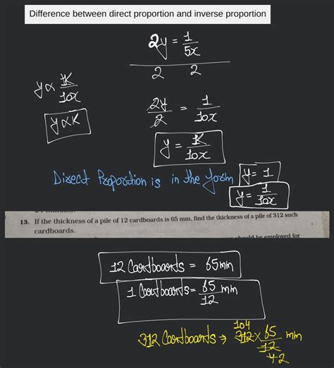Image result for Difference Between Direct and Inverse Proportion