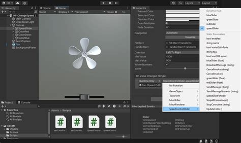Unity Color Slider に対する画像結果
