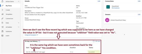 Toradh íomhá ar Power Automate Conditional Trigger