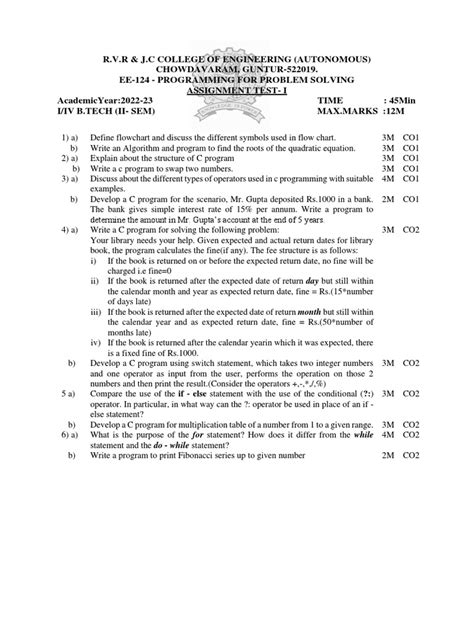 Image result for Programming C Paper Assignment Front Page