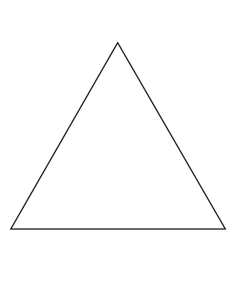 Image result for Geometry Set Triangle Printable