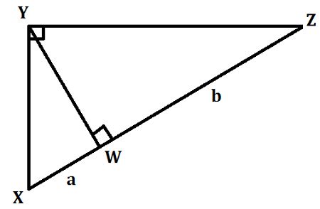 Image result for Right Triangle Geometric Mean Formula